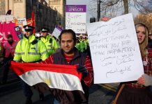 Students and trade unionists march through Manchester last weekend, inspired by the uprisings in Egypt and Tunisia to fight the savage cuts in jobs and services