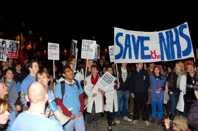 Junior doctors marched to ‘Save the NHS’ from the London Hospital to Bart’s Hospital last week