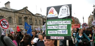 Over 4,000 marched through central London last week against the coalition’s privatising Health and Social Care Bill