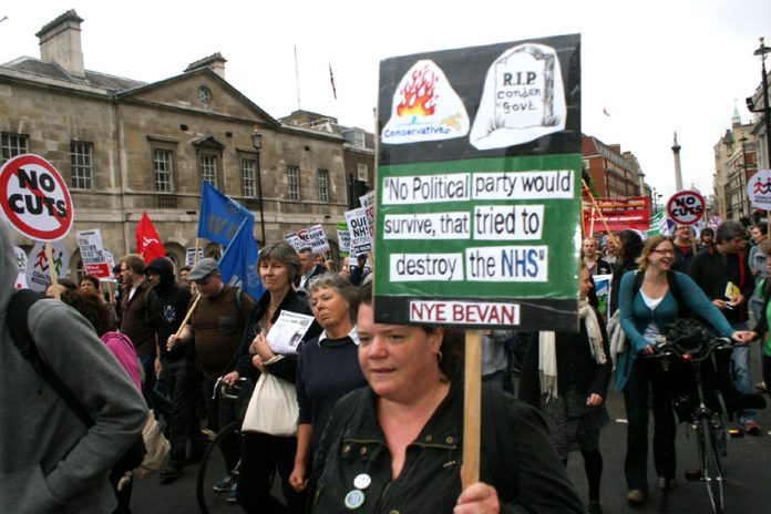 Over 4,000 marched through central London last week against the coalition’s privatising Health and Social Care Bill