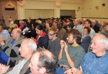 A section of the audience applauding at yesterday’s News Line-ATUA Conference in central London