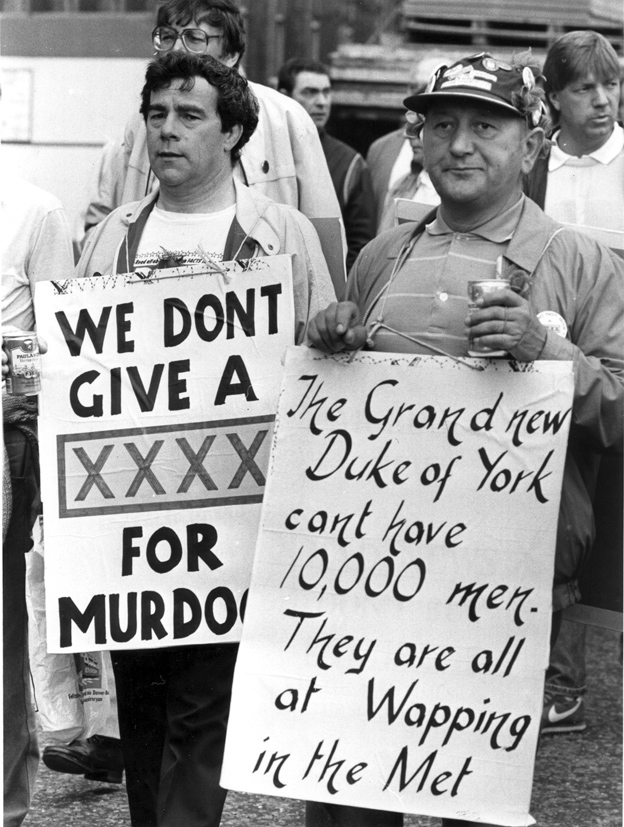 The special relationship between Murdoch and the Metroplitan Police began with the organisation of strikebreaking at Wapping