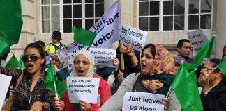 Defiant Libyan students and workers in London condemn the NATO imperialists