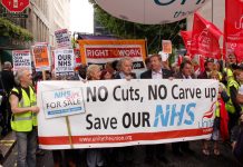 March on the 63rd anniversary of the NHS, was supported by BMA members who fought for their union’s policy that the Health Bill be immediately withdrawn