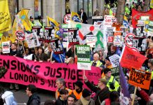 Over 50,000 marched in London and tens of thousands marched in other cities across the UK during the November 30 pensions strike