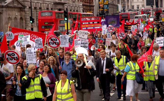 Health workers, trade unionists and youth marching to defend the NHS on its 63rd birthday in July this year demanded ‘Scrap the Health Bill!’