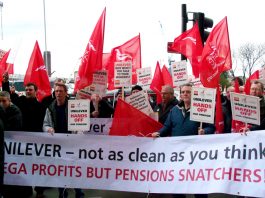 Unilever Workers Defending Their Pension Unilever workers determined to defend their final salary pensions