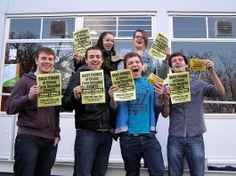 Defend Trent Park Campus–Defend Chase Farm say Middlesex University students Middlesex University students show their support for the picket to stop the closure of Chase Farm Hospital