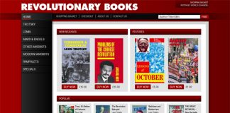 REVOLUTIONARY BOOKS – New website launched REVOLUTIONARY BOOKS – New website launched