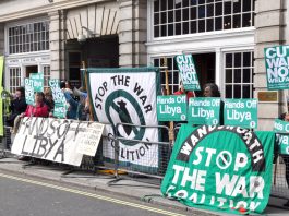 THEIR MORALS AND OURS ‘The welfare of the revolution – that is the supreme law!’ – PART TWO ‘Stop the War’ demonstrated in March last year against NATO in Libya – but agreed that Gadaffi should be overthrown in their CIA-bourgeois mentality and would not join the Libyans protesting nearby in support of Gadaffi