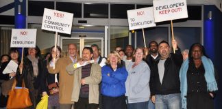 Tenants and residents confident their campaign to defeat the developers and demolition will be successful