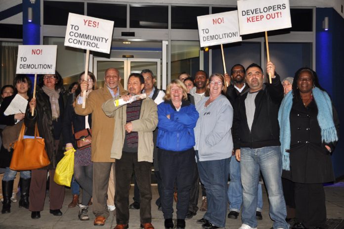 Tenants and residents confident their campaign to defeat the developers and demolition will be successful