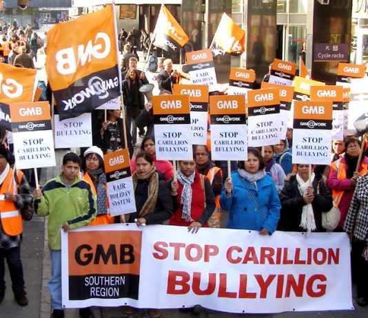 Carillion strikers at Swindon Hospital allege very bad treatment from their employer