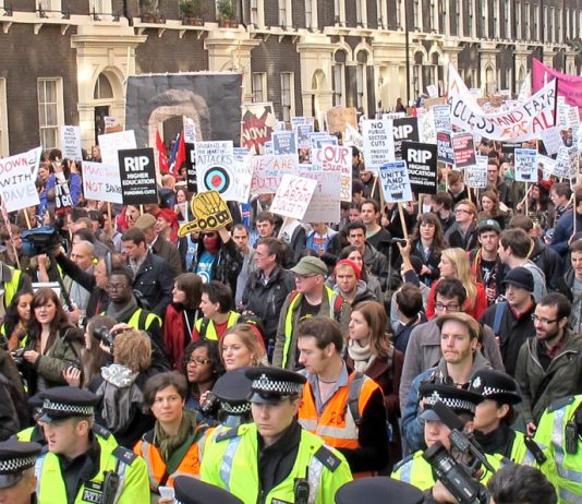 Thousands of students took the streets of London for the National Day of Action last November against fees, education cuts and the scrapping of EMA