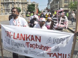 Tamils on the 2011 May Day march show what’s happening to Tamils in Sri Lanka