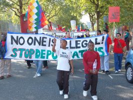 STOP DETENTION OF CHILD IMMIGRANTS! – Worldwide campaign launched Children on a march to stop deportations and defend asylum seekers and refugees and their families
