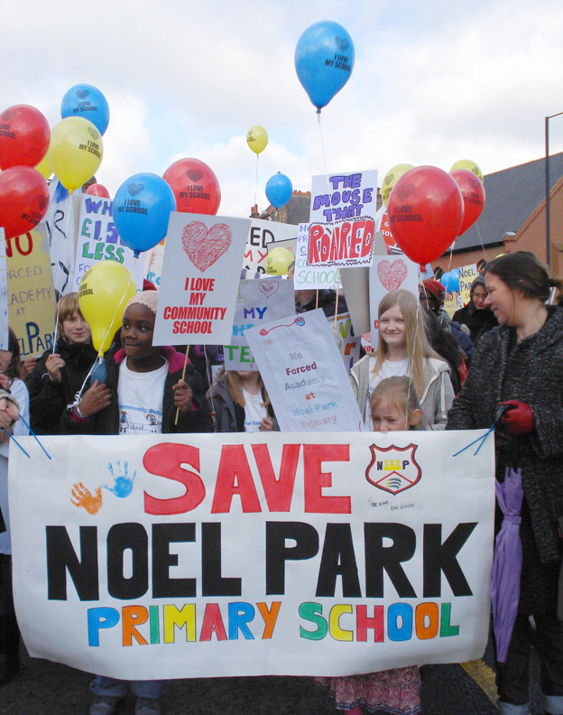The Haringey community rose up in January against plans to force Noel Park primary school to become an Acadamy