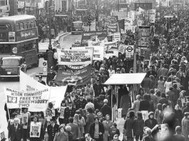 Letter to News Line: SHREWSBURY – a lesson for the working class today The 1975 Wigan-to-London march to free the Shrewsbury Two reaches London, where it had massive support