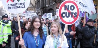 Thousands marched fromn the BMA headquarters to Westminster demanding that the NHS Health Bill be smashed – it is now law and workers are determined to fight it