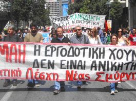 Workers turned out in force on May  Day