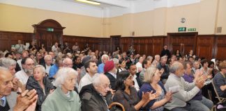 Hundreds rallied in Ealing on Tuesday night to discuss action to stop the closure of Ealing and three other West London hospitals