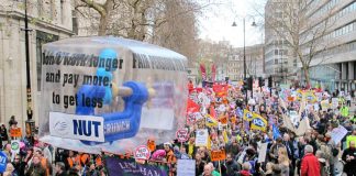 Trade unionists fighting pensions cuts – not prepared to work longer, pay more and get less