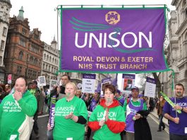 Unison members at the Royal Devon & Exeter NHS trust face pay cuts if their national agreement is broken