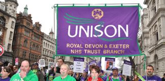 Unison members at the Royal Devon & Exeter NHS trust face pay cuts if their national agreement is broken