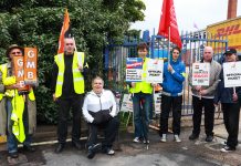 Norwich Remploy picket line urged the unions to get together so as to have the force to deal with the government