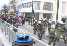 Clashes between Greek workers and the capitalist state are taking place around the clock every day as workers defend their rights