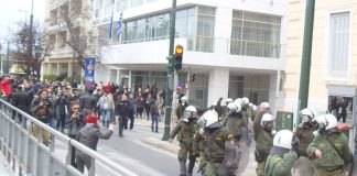 Clashes between Greek workers and the capitalist state are taking place around the clock every day as workers defend their rights