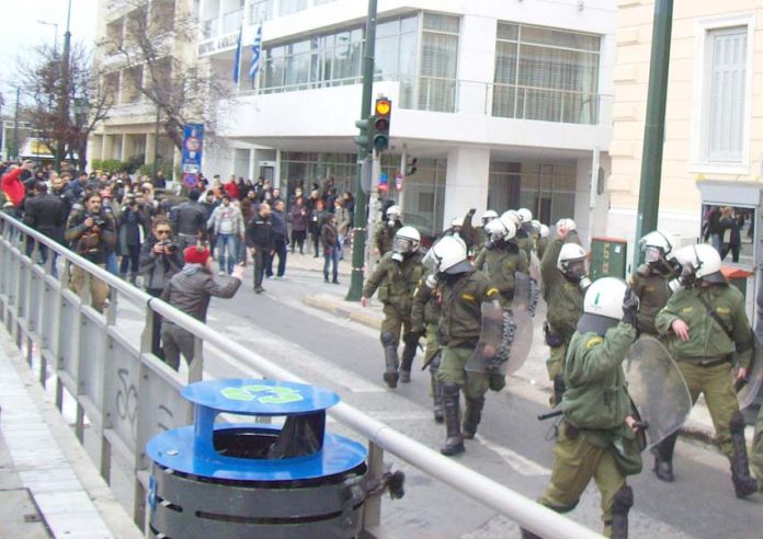 Clashes between Greek workers and the capitalist state are taking place around the clock every day as workers defend their rights