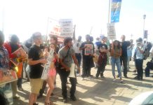 Young Socialists lobbying the TUC on Sunday demanding jobs for youth with trade union rates of pay