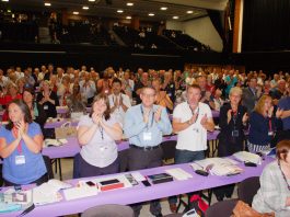 Delegates at the TUC Congress 2012 in Brighton