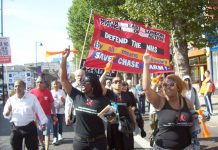 Many of the 10,000 marchers who demonstrated last weekend to defend Ealing Hospital called for it to be occupied and kept open at all costs