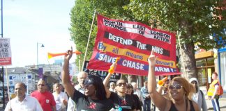 Many of the 10,000 marchers who demonstrated last weekend to defend Ealing Hospital called for it to be occupied and kept open at all costs