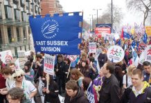 Teaching unions marching – in the front line of defending national pay agreements