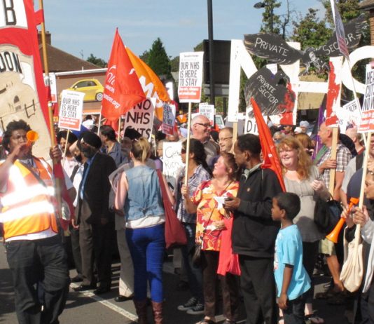 Ten thousand turned out in Ealing on September 15 on the march to stop the closure of Ealing Hospital