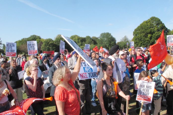 10,000 marched to defend Ealing Hospital A&E