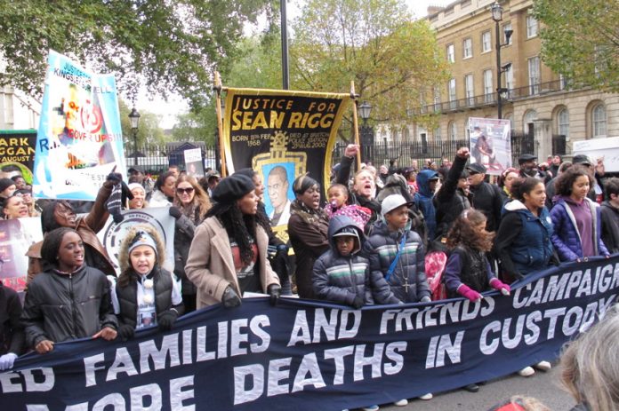 Passions were high at the rally opposite Downing Street on Saturday