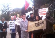 Yesterday’s picket at Chase Farm – is having a big impact on the struggle to keep the hospital open