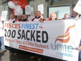 Doncaster Tesco drivers taking strike action to defend their jobs