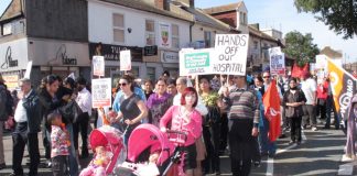 10,000 turned out in September to oppose the closure of Ealing Hospital A&E – now more hospitals face closure and privatisation