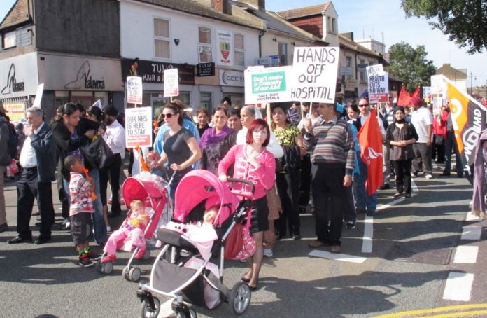 10,000 turned out in September to oppose the closure of Ealing Hospital A&E – now more hospitals face closure and privatisation