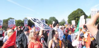 The local community and supporters turned out in their thousands in a mass demonstration to stop the closure of Ealing Hospital in September