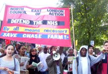 The North East London Council of Action on the the recent march to defend Ealing Hospital and to stop the NHS from being privatised