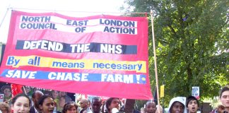 The North East London Council of Action on the the recent march to defend Ealing Hospital and to stop the NHS from being privatised