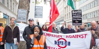 RMT leader Bob Crow insisted yesterday that LU cleaners are doing ‘some of the dirtiest jobs on minimum pay’