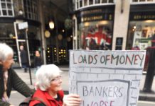 One demonstrator on the TUC march on October 20 2012 speaking for the many