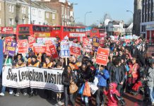 25,000 people marched in Lewisham on January 26 to save their hospital – they will be very angry at Hunt’s remarks that savage cuts will save 100 lives